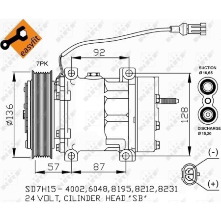 NRF 32477 - Compressor, air conditioning