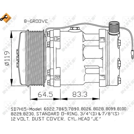NRF 32142 - Compressor, air conditioning