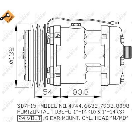 NRF 32135 - Compressor, air conditioning