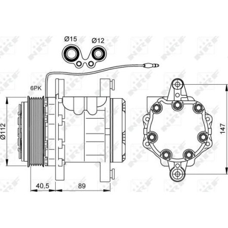 NRF 32878 - Compressor, air conditioning
