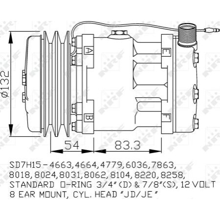 NRF 32238 - Compressor, air conditioning