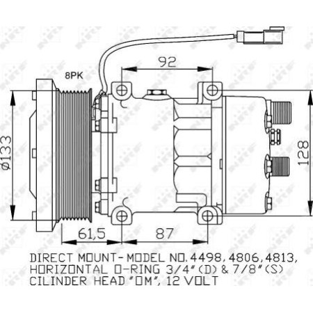 NRF 32758 - Compressor, air conditioning