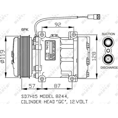 NRF 32771 - Compressor, air conditioning
