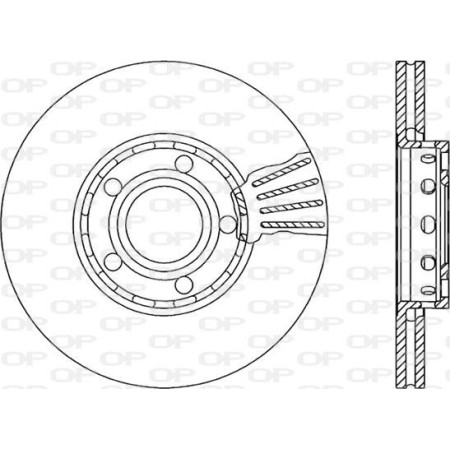 ABE C3A037ABE - Brake Disc pentru AUDI A4 B7 Convertible (2002–2009)