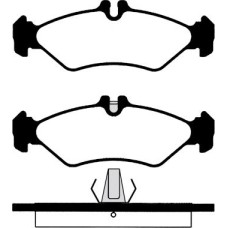 ABE C2W004ABE - Brake Pad Set, disc brake pentru MERCEDES-BENZ SPRINTER 2-t Van (1995–2006)