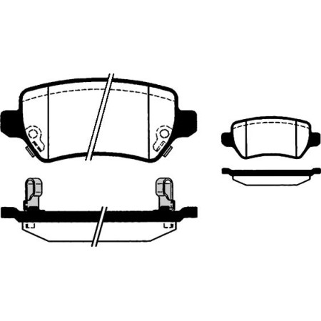 ABE C2X009ABE - Brake Pad Set, disc brake pentru LADA KALINA Hatchback (2004–2013)