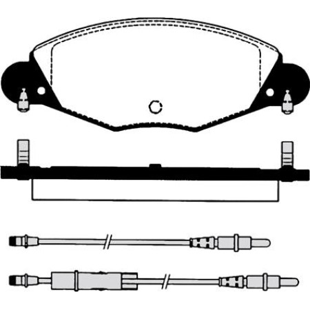ABE C1C042ABE - Brake Pad Set, disc brake pentru CITROËN C5 Estate Van (2002–2008)