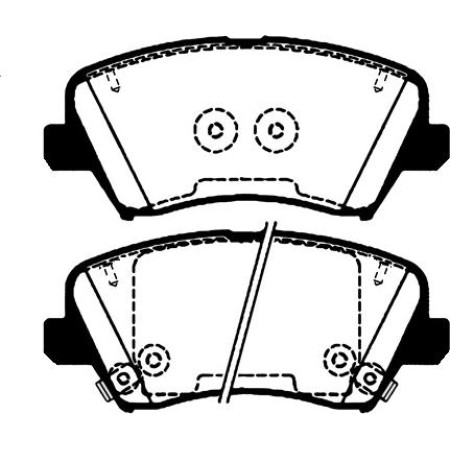 ABE C10535ABE - Brake Pad Set, disc brake pentru SKODA FABIA III Praktik (2014–2022)