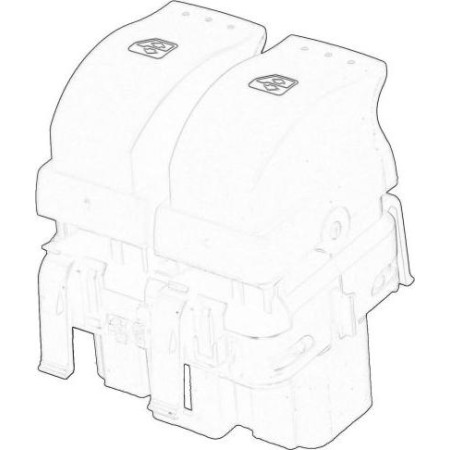 RENAULT 82 00 057 319 - Switch, window regulator