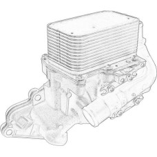 RENAULT 8201005241 - Radiatore olio, Olio motore