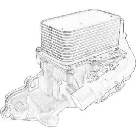 RENAULT 8201005241 - Oil Cooler, engine oil