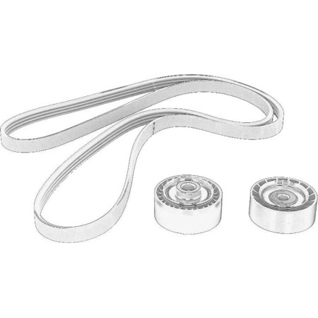 RENAULT 7701477533 - V-Ribbed Belt Set