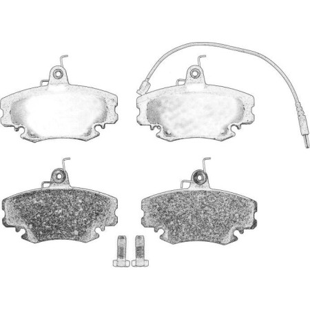 RENAULT 77 11 130 071 - Brake Pad Set, disc brake