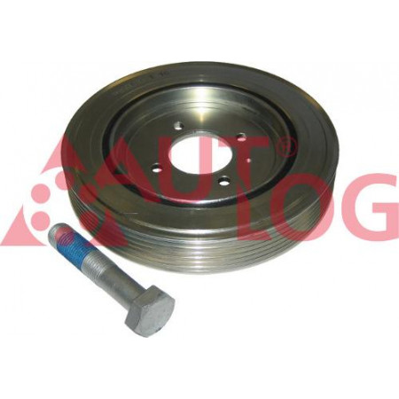 Poulie à courroie. vilebrequin Poulie de vilebrequin CITROEN BERLINGO BERLINGO MINIVAN JUMPY XSARA FIAT SCUDO PEUGEOT 206 306 EXPER PEUGEOT EXPERT (223), Châssis support, 12.1995 - 12.2006 Autlog RT2518