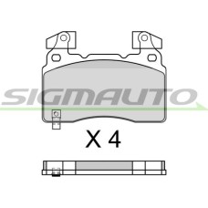 ABE C1X047ABE - Brake Pad Set, disc brake pentru VAUXHALL INSIGNIA Mk II (2017–prezent)
