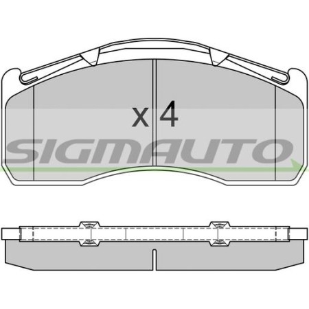 TRW GDB5103 - Brake Pad Set, disc brake