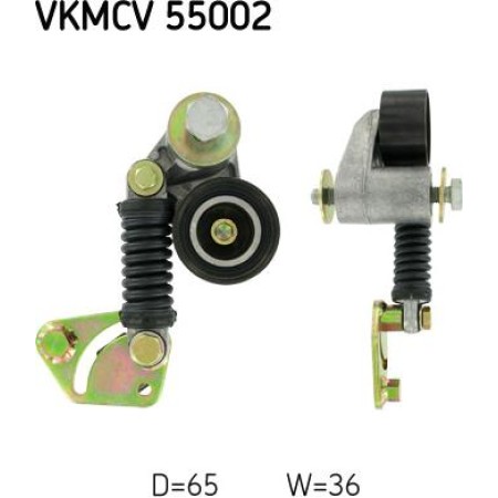 SKF VKMCV 55002 - Pulley, v-ribbed belt