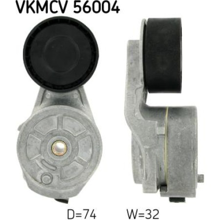 SKF VKMCV 56004 - Pulley, v-ribbed belt