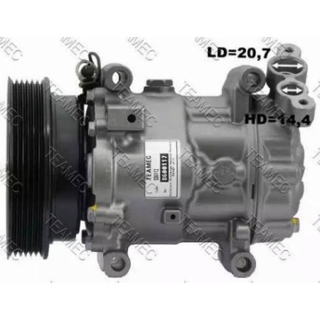 Teamec 8600117 - Compressor, air conditioning