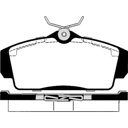 ABE C11062ABE - Brake Pad Set, disc brake pentru NISSAN PRIMERA Hatchback (1996–2002)