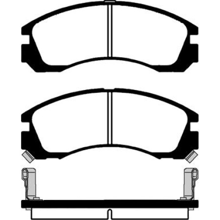 ABE C15031ABE - Brake Pad Set, disc brake pentru MITSUBISHI PAJERO II (1990–2007)
