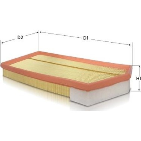 HENGST E1359L - Air Filter, engine