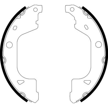 Textar 91088700 - Brake Shoe Set