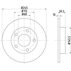 ABE C4A016ABE - Brake Disc pentru SEAT EXEO (2008–2013)