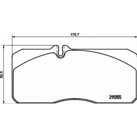 Textar 2905503 - Brake Pad Set, disc brake