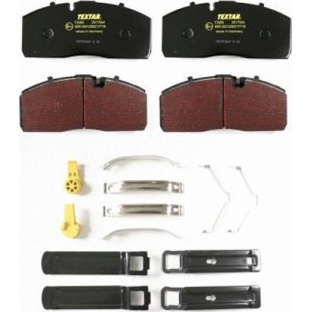 Textar 2917504 - Brake Pad Set, disc brake