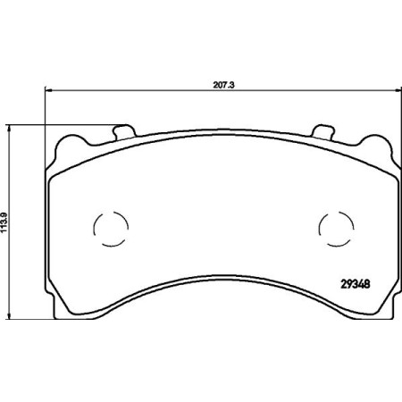 SBP 07-P29246 - Brake Pad Set, disc brake