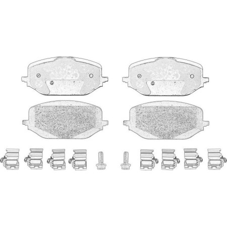 TOYOTA SU001-B4150 - Brake Pad Set, disc brake