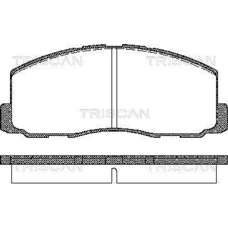 ABE C15025ABE - Brake Pad Set, disc brake pentru MITSUBISHI PAJERO II (2000–2007)