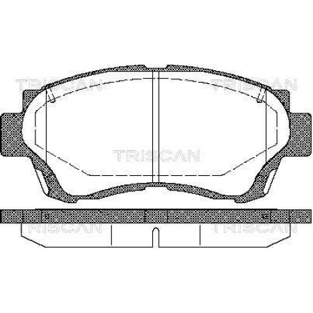 ABE C12060ABE - Brake Pad Set, disc brake pentru TOYOTA MARK II VIII Saloon (1996–2001)