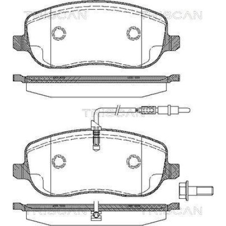 ABE C1C043ABE - Brake Pad Set, disc brake pentru CITROËN JUMPY I Platform/Chassis (1999–2006)