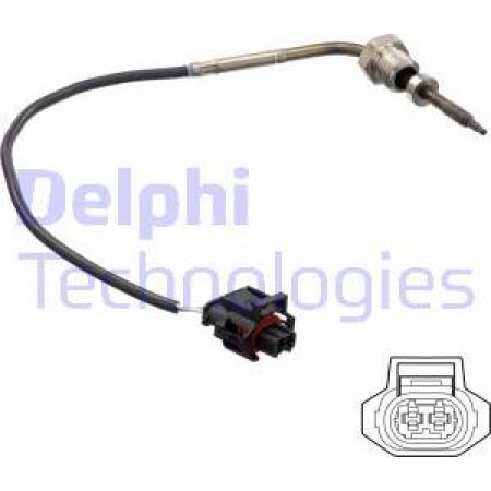 Sensor. Abgastemperatur Abgastemperatursensor bevor der Katalysator passt. CHEVROLET CAPTIVA OPEL ANTAR CHEVROLET CAPTIVA (C100, C140), Crossover, 06.2006 - Delphi TS30148