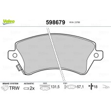 ABE C12101ABE - Brake Pad Set, disc brake pentru TOYOTA RAUM MPV (2003–prezent)