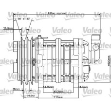 Valeo 815800 - Compresseur, climatisation