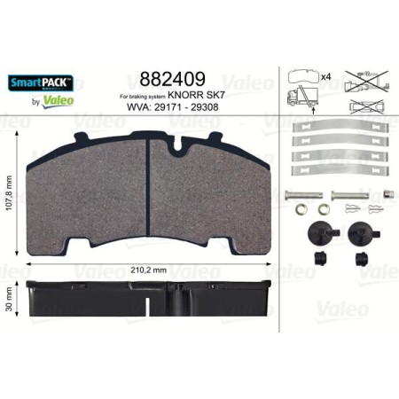 Textar 2930801 - Brake Pad Set, disc brake