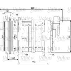 Valeo 700854 - Compressor, air conditioning