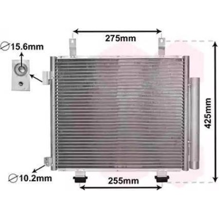 KOYORAD CD100582 - Condenser, air conditioning