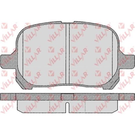 ABE C12099ABE - Brake Pad Set, disc brake pentru TOYOTA CROWN (1991–2002)