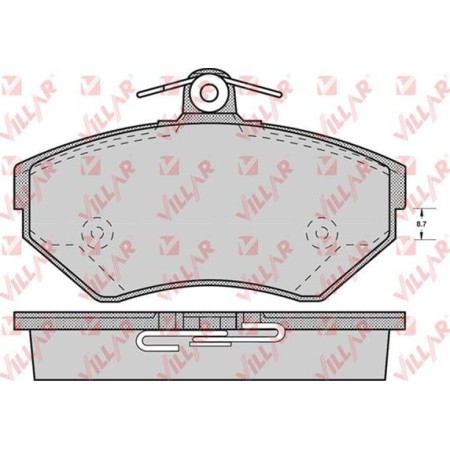 Textar 21945-19,6 - Brake Pad Set, disc brake