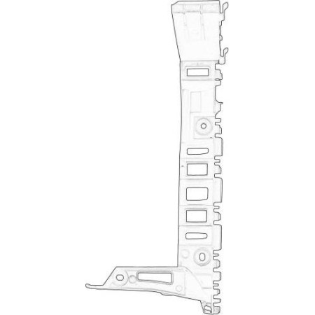 VAG 7E0807393C - Support, bumper