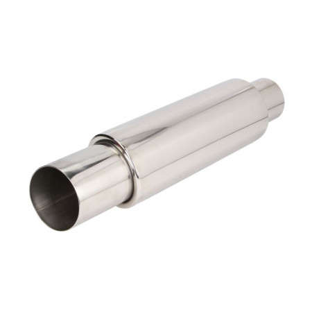 Auspufftrommel Auspuff-Endschalldämpfer SPORT Edelstahl Anzahl der Enden: 1 Anschlussdurchmesser: 76 mm TURBOWORKS TW-TL-055