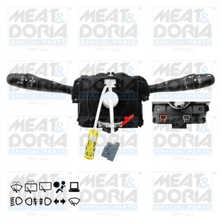 Steering column switch combined under steering wheel computer control Wiper light indicators fits PEUGEOT 307 308 0800 1214 MEAT & amp DORIA MD23357