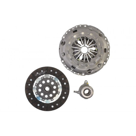 Clutch kit Clutch kit with hydraulic bearing with slave cylinder central clutch with automatic setting 240mm VOLVO S60 I V70 II 2.4D 01.01-04.10 LUK 624 3256 34