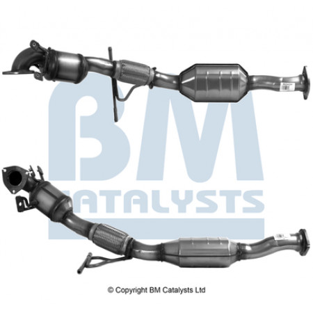 Catalizador EURO 3 VOLVO S60 I S80 I V70 II 2.4D 01.01-04.10 BM CATALIZADORES BM80242H