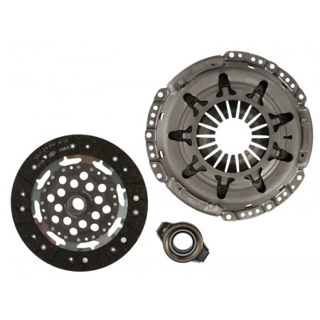 Kit de embreagem Kit de embreagem com rolamento do volante com massa dupla 240mm NISSAN ALMERA II ALMERA TINO PRIMERA X-TRAIL I 2.2D 06.01- LUK 624 3313 00