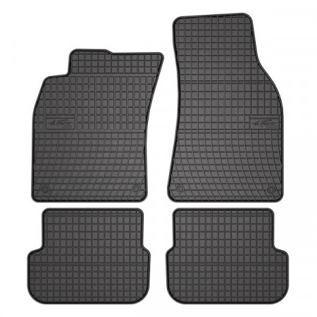 Satz Fußmatten Gummi 4-teilig BASIC vorne/hinten Satz Farbe Schwarz AUDI A6 ALLROAD C6 A6 ALLROAD C7 A6 C6 05.04-09.18 Kombi FROGUM MMT A040 0727